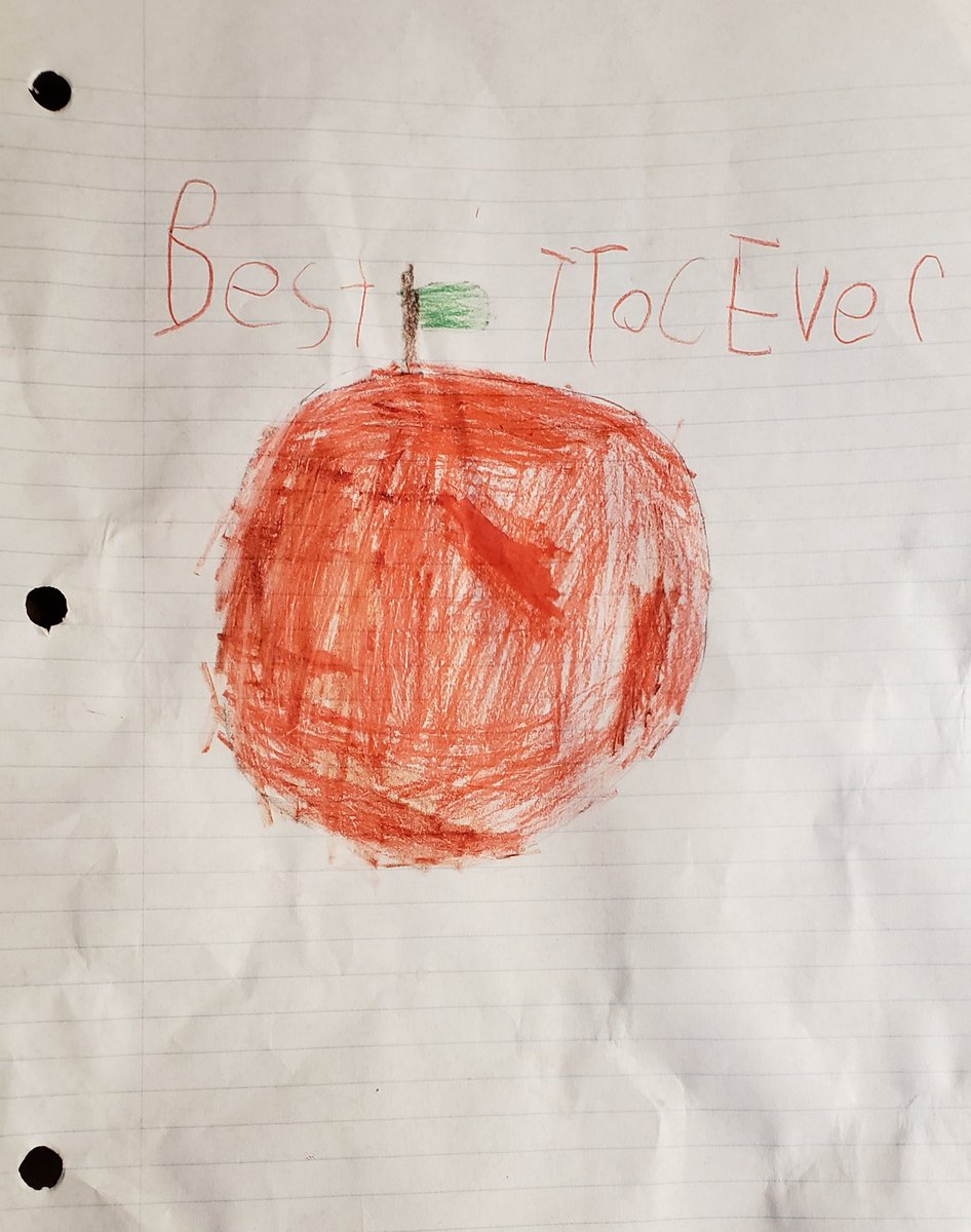 Being a teacher on call you pop in and out of classrooms and it's a fleeting visit but today I made a connection with this student ❤❤❤ #ttoc #sd67