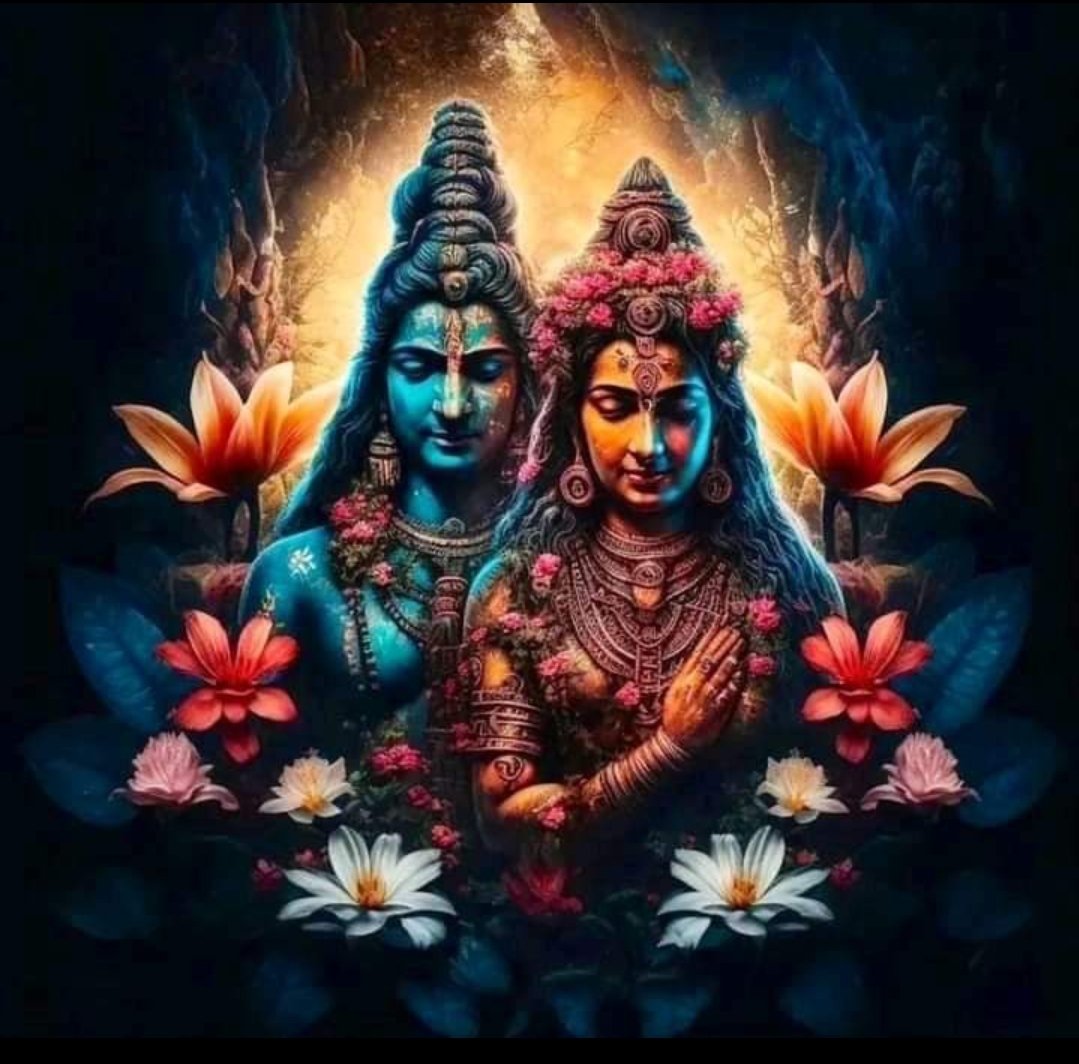 हर हर महादेव को प्रणाम, माँ को प्रणाम। ॐ तत्पुरुषाय विदमहे, महादेवाय धीमहि तन्नो रुद्र: प्रचोदयात्।'"ॐ पार्वतीपतये नमः"
#HarHarMahadevॐ #OmNamahShivay #Aum 
मेरा प्रणाम है महाकाल और माँ पार्वती को।