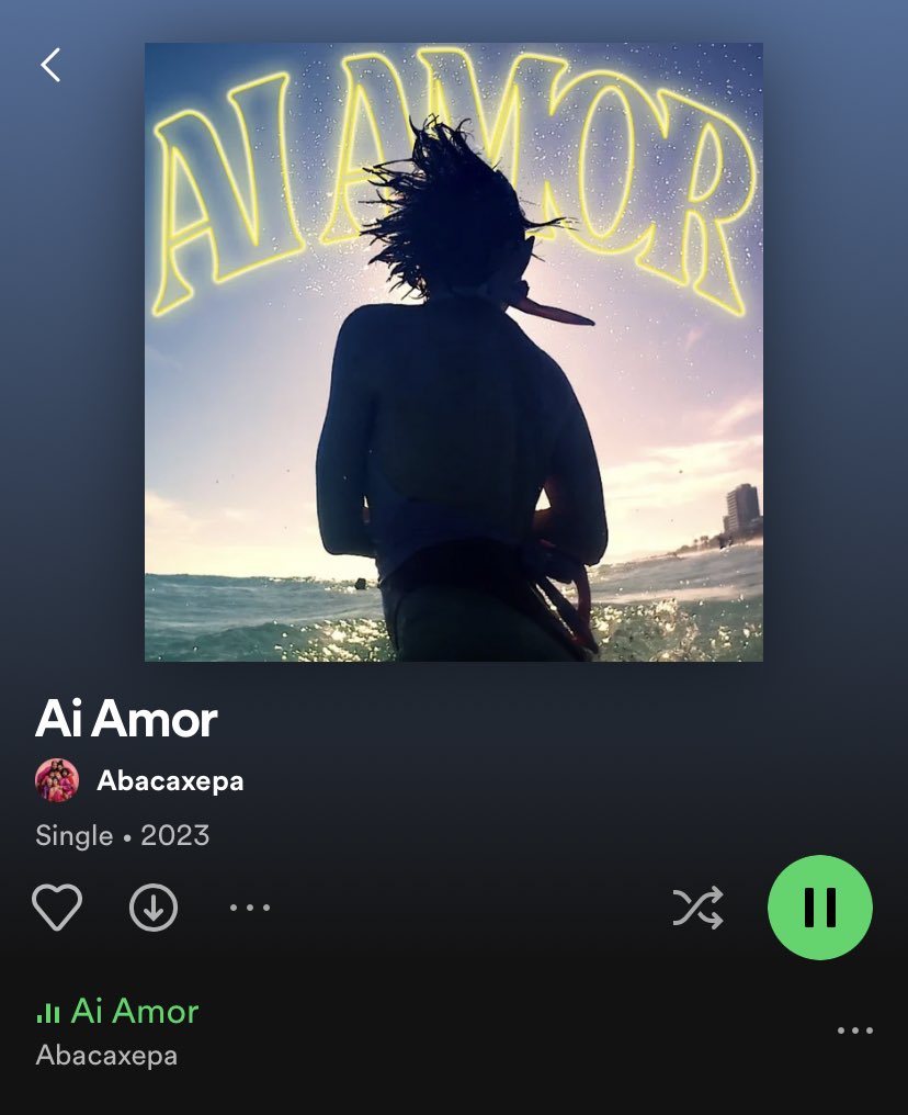 Nasceuuuuu Ai amoooor!!!! Vai escutar na sua plataforma preferida !!!!!