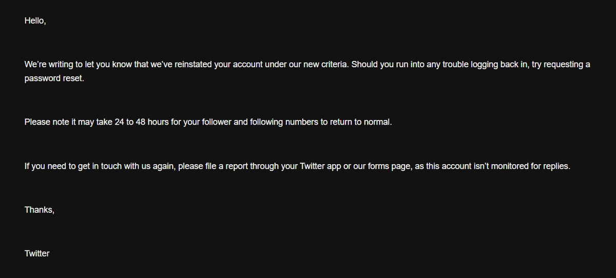 RealTraderJill's tweet photo. Wow, my original account @TraderJill77 was just reinstated. I was suspended because a liberal called me a stupid btch and I responded back, "For such a stupid btch I am the only one citing facts."

They said repeating his own words back to him was "hateful conduct." https://t.co/1j563NM0ww