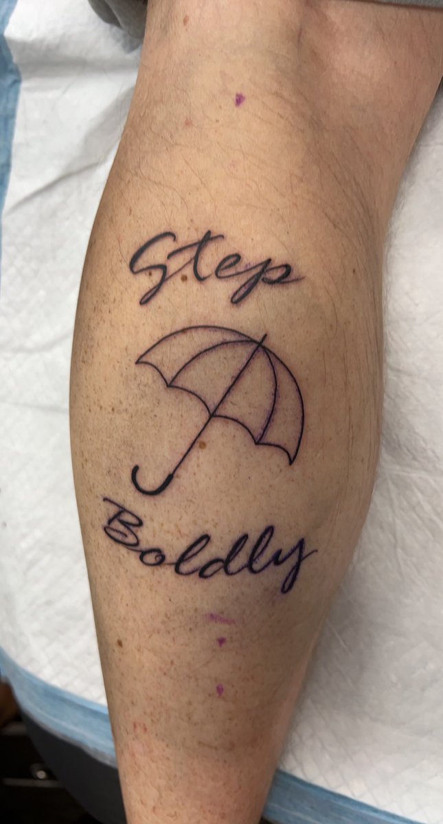 AltmanWriter's tweet photo. Thanks @digressica for the inspiration for my new ink #StepBoldly #Nevermoor https://t.co/2wyyggW1iS
