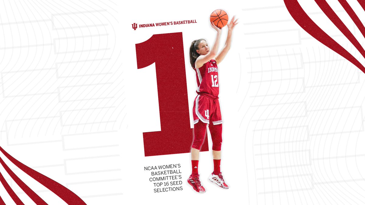 IndianaWBB's tweet photo. 🚨 We now interrupt postgame content to share we are a projected No. 1 seed in our region, No. 2 overall for the NCAA Tournament. 👏 https://t.co/9n3qkSj8K9