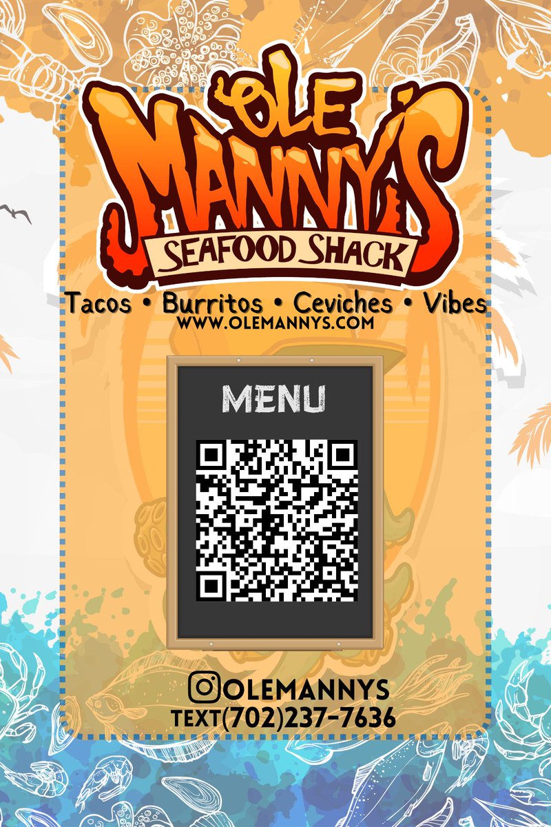 #FoodTruck #seafood #tacos #ceviche #burritos #LasVegas #foodies #olemannysseafoodshack
