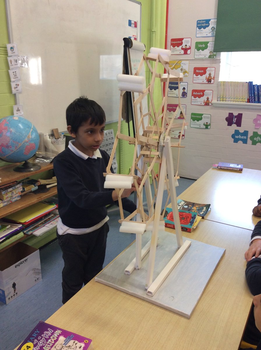 falconbrookSW11's tweet photo. Wow - Year 5 have been very busy recreating @TheLondonEye for their homework project. What impressive models and pictures they have created! #funatfalconbrook https://t.co/SBu8QpI6b2