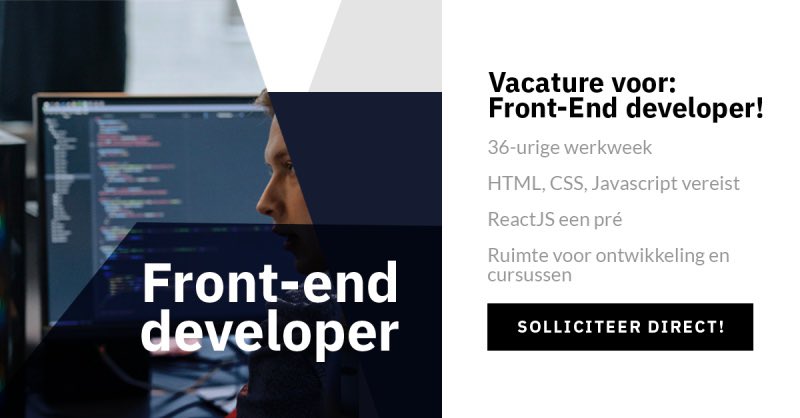 WebIQ's tweet photo. Hey jij, tech-savvy #FrontEnddeveloper! Ben jij klaar voor een nieuwe uitdaging in hartje 
#Arnhem? Wij zijn op zoek naar jou om ons team te versterken voor een 36-urige werkweek. Je hebt ervaring met #HTML5, #CSS3, #JavaScript. #React https://t.co/ZBxeurbiP1 https://t.co/TOEzPxcyk9