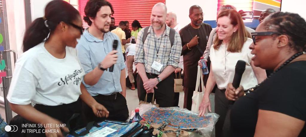 ANDEWestAfrica's tweet photo. As part of the Academic City’s launch, ANDE hosted a member-only ‘Meet the Maker Networking Reception’ which provided an opportunity for invited members to showcase the entrepreneurs they work with. 

Here is a snippet of the event which took place in Accra, Ghana yesterday! https://t.co/cRDHxBr3Ji