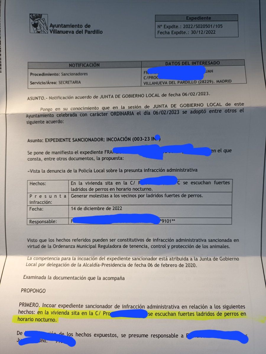 a_lucendo's tweet photo. ...por continuar un poco, aquí la muestra de una multa x ruido de perro sin tener perro.@AytoVvaPardillo @mas_vapardillo @MasVillanuevaP @pp_vvapardillo @PSOE_Pardillo @SalvemosePardi1 @telemadrid @InformativosTM @MadridDirecto @MadridDirectoOM @YAhoraSonsoles @A3Noticias https://t.co/o9Q14lkGVb