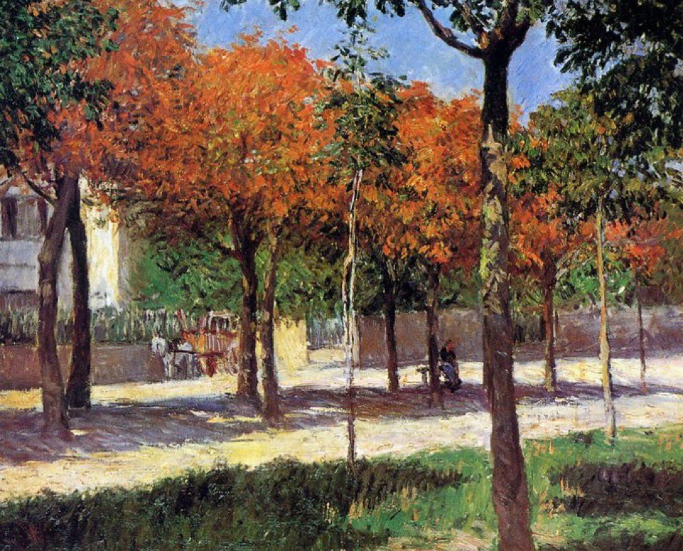 Gustave Caillebotte's different french landscapes