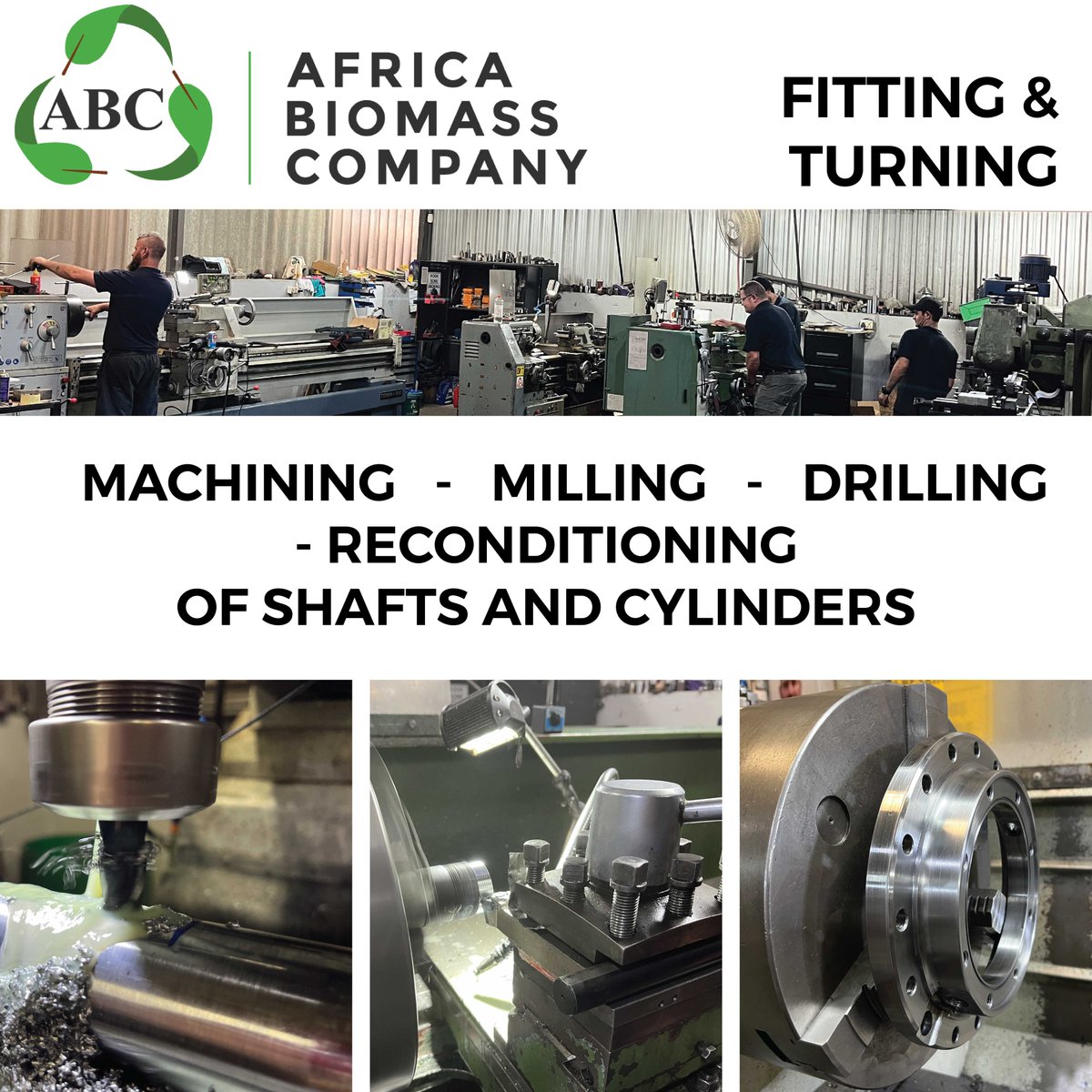 InfoBiomass's tweet photo. With a unique understanding of the operational challenges of wood recycling in South Africa, ABC launched state-of-the-art facilities to service, restore and reconstruct wood chipper equipment of any brand and size.

#abc #africabiomass #woodrecyclingsouthafrica https://t.co/SFESvhDJEr