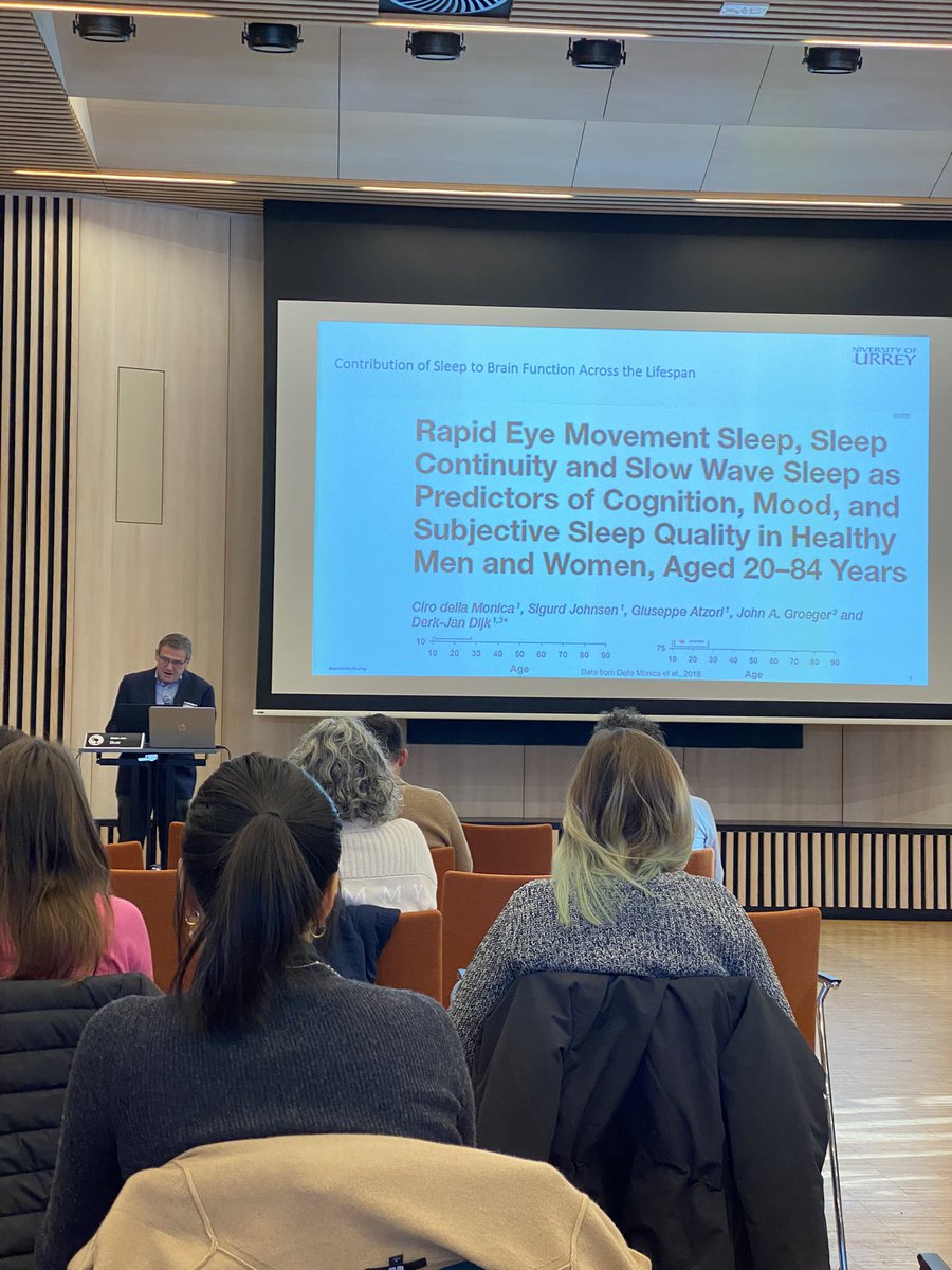 ImagingDk's tweet photo. Resuming our symposium and starting a second sunny day with Derk-Jan Dijkβs exciting talk about new technologies to study sleep in healthy and pathological aging. #DKwinter #SleepSki https://t.co/wFov3QcBJC