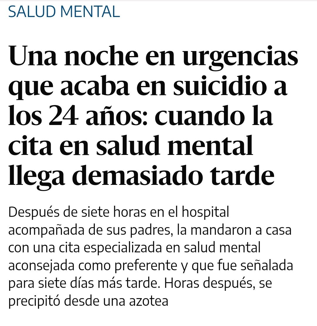 ¿Habrán dormido tranquilos los responsables de esto?

- Los responsables de un Sistema Socioeconómico que favorece estas conductas 
- Los de un sistema de Servicios Sociales insuficiente
- Los de un Sistema de Salud Mental casi inexistente
- Los de un Sistema Educativo impotente