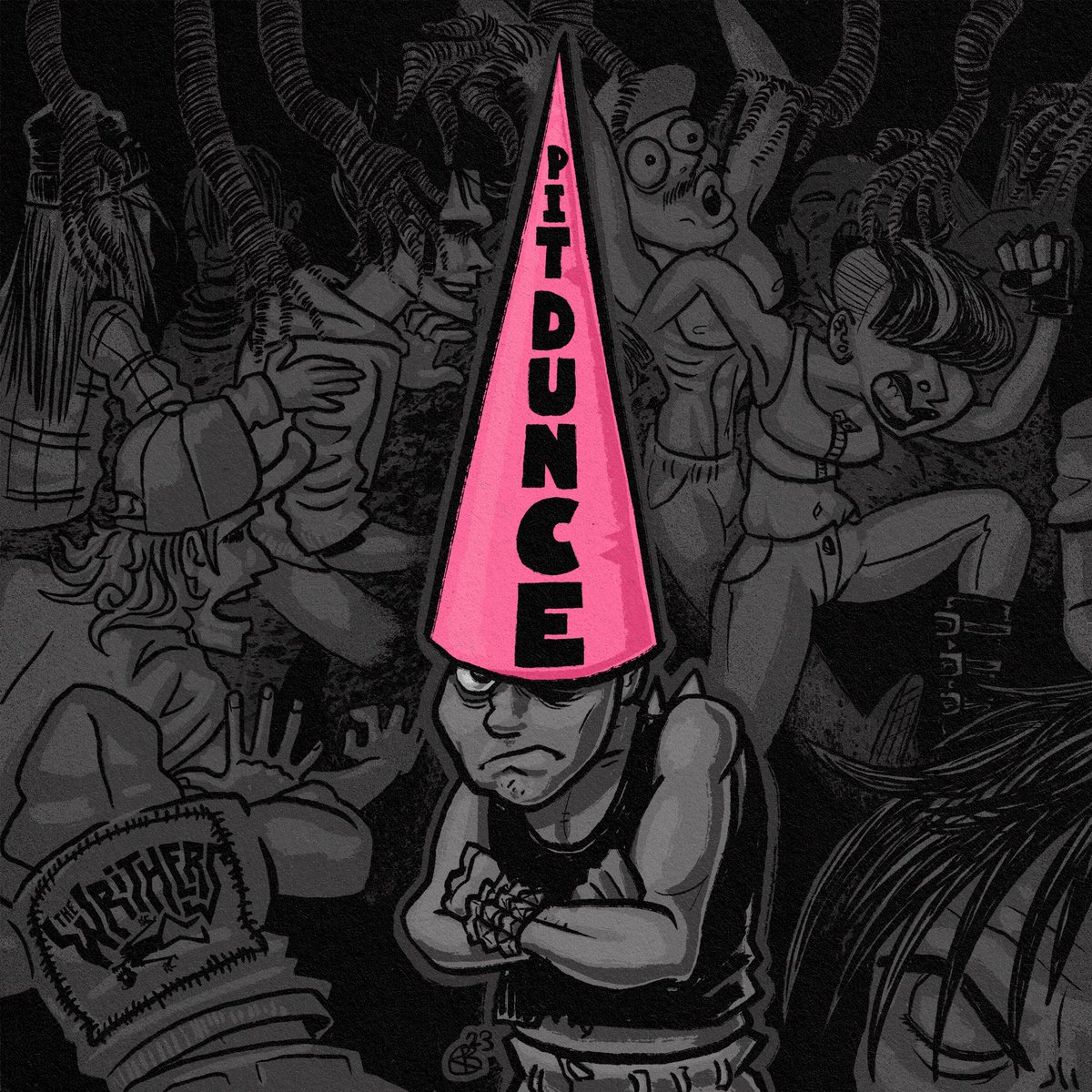 TheWrithers's tweet photo. ⚠️🚨”PIT DUNCE” OUT NOW!🚨⚠️
Out latest single “Pit Dunce” is live and exclusively streaming on our Bandcamp:
https://t.co/1pchgsNS9f
Recorded, mixed, and mastered at Earthling Studios. Single artwork by @robertmakes.
#newpunk
#horrorpunk
#newmusic
#unsignedartist
#thewrithers https://t.co/0SoRsMV6sB