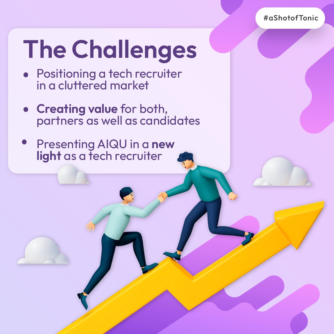 tonicworldwide's tweet photo. Driving growth through content for AIQU, the leading technology recruiter in the MENA region.

 #CaseStudy #NewWork #TechHiringPartner #Technology #TechIndustry #Recruitment #aShotofTonic #TonicWorldwide #MENA #UAE https://t.co/1AqFkLZneU