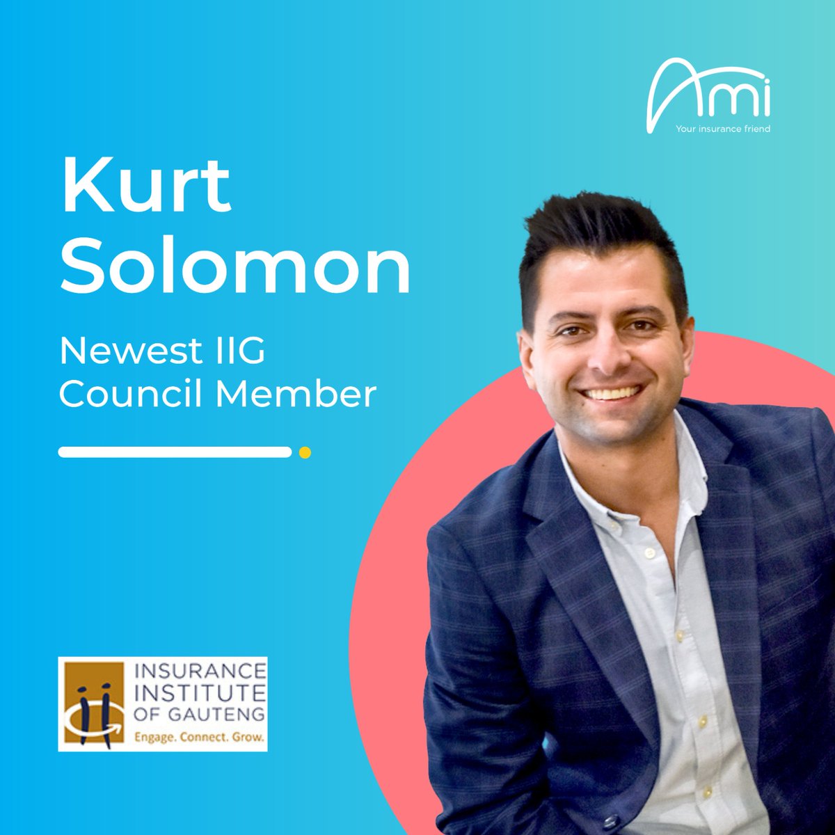 Huge congratulations to Kurt Solomon, who has been elected as a council member of the <a href="/IIGauteng/">IIG</a>

Join us in congratulating Kurt on this exciting new chapter in his career! #AmiProud #InsuranceLeaders
