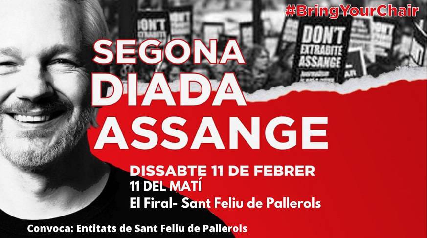AJrgens1's tweet photo. 📢
#SFPallerols
#Garrotxa
@CLxR_StFeliudeP
11/2/23
Diada Assange: 23 llocs #PPCC i resta del món
Emès en directe.
Vine!
#FreeJulianAssangeNow
@Radiolot
@tvolot
@elpuntavui
@elnacionalcat https://t.co/WXJfegTSfE

Signa https://t.co/Sdy9Fto31Z
#FreePressNOW https://t.co/0rkHxYOvx6