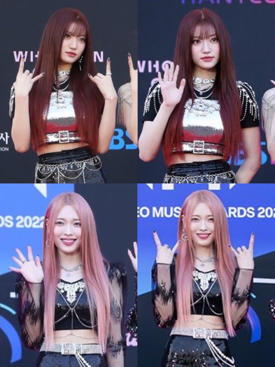 Billlie Files On Twitter RED HAIR SIYOON AND PINK HAIR HARAM 
