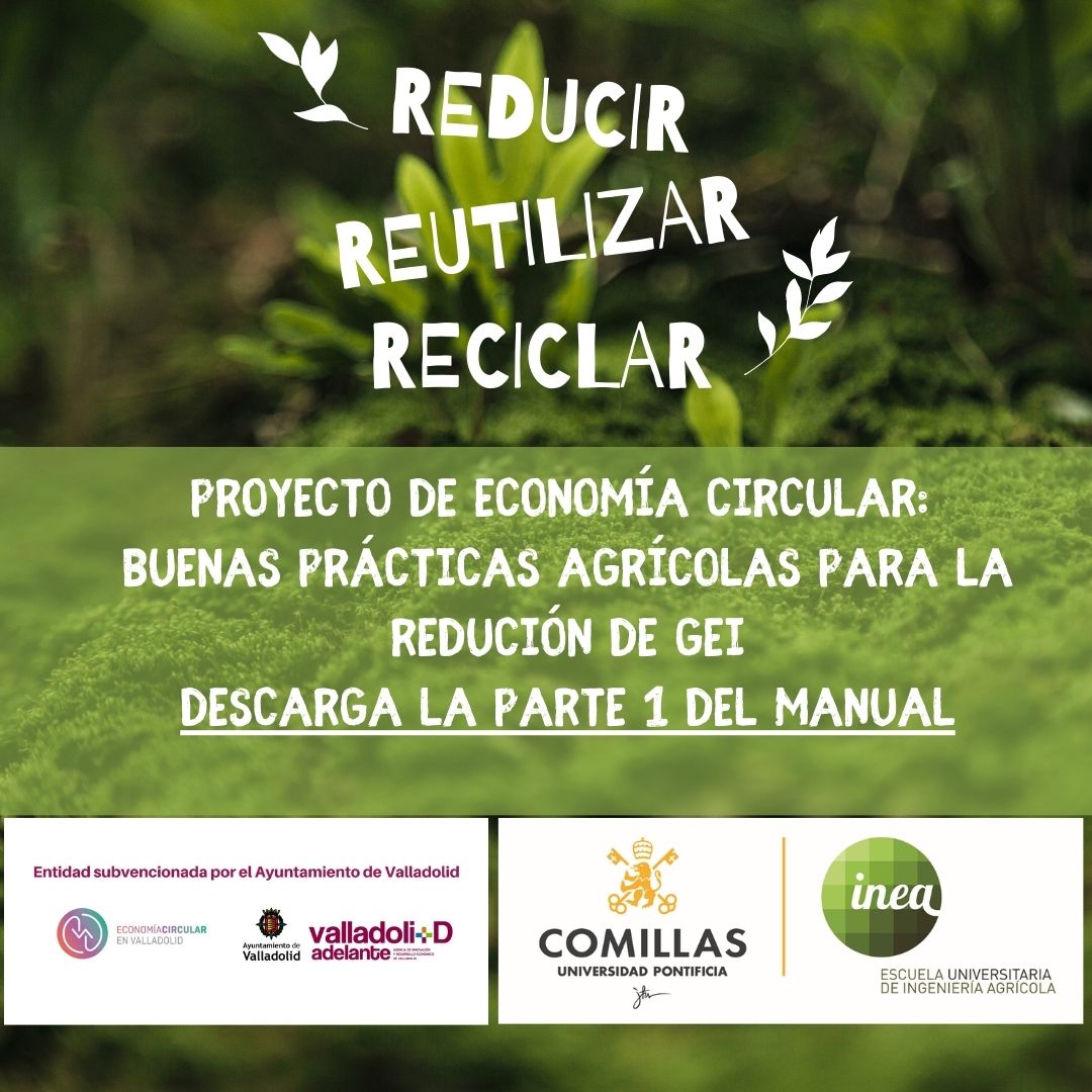 ✅El proyecto de Economía Circular de este año de INEA subvencionado por la Agencia de Innovación y Desarrollo Económico de Valladolid está cerca de finalizar.