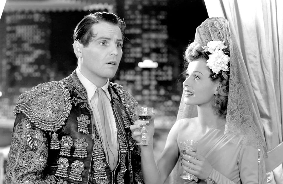 FrankMalfitano's tweet photo. FILM OF THE DAY: minor but semi amusing 1940 marital #comedy with #LucilleBall in dual role as mousey wife & Latin spitfire (without a very convincing accent, despite marrying Desi Arnaz around this time 😁) #EmmaDunn fun as her tough mother #JamesEllison ok as milquetoast hubby https://t.co/3a6mQfErXh