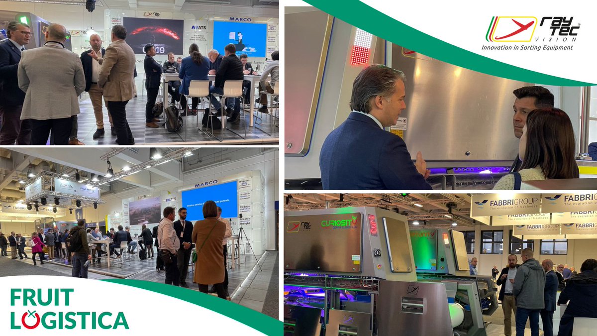 Raytec_Sorting's tweet photo. Time is running out! โณ
Last day of @Fruit_Logistica has started and this is the last chance to step by our ๐๐ผ๐ผ๐๐ต ๐๐ฌ๐ฑ๐ฌ and see #Curiosity and #Opportunity.
See you there!
.
#fruitlogistica2023 #foodexhibition #foodsorting #sortingtechnology #sortingsolutions https://t.co/FWLHcvMzVJ