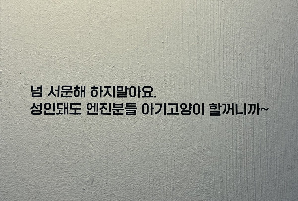 2o9zz's tweet photo. 성인돼도 엔진분들 아기고양이 할꺼니까~ https://t.co/tEg2yhrfWA