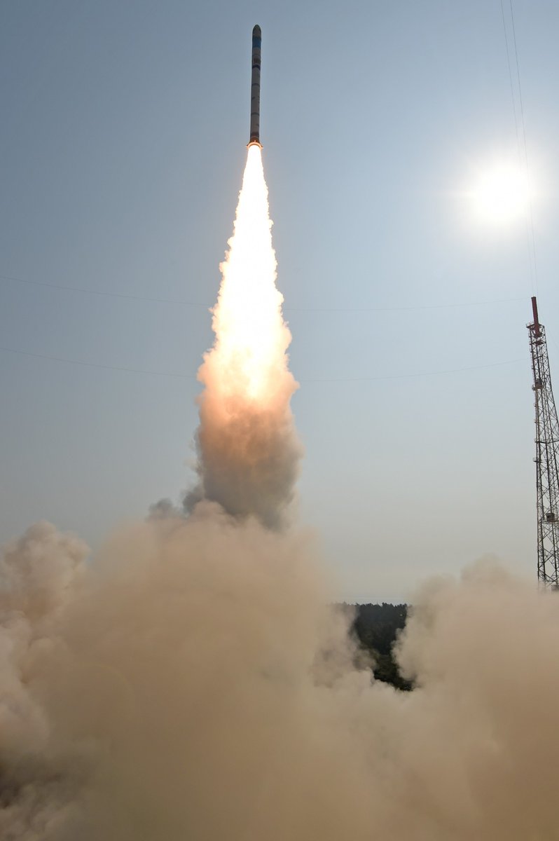 anshumaanps's tweet photo. SSLV-D2/EOS-07 Mission is accomplished successfully. 

SSLV-D2 placed EOS-07, Janus-1, and AzaadiSAT-2 into their intended orbits.

#SSLVD2 #SSLV #ISROMissions #ISRO https://t.co/ukfBzLfYIg
