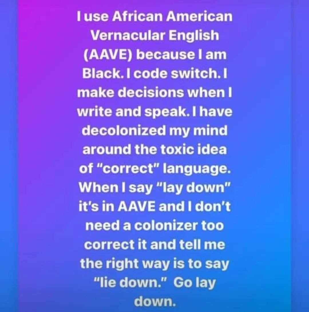 NekiciaB's tweet image. #HappyBlackHistoryMonth 
#codeswitch