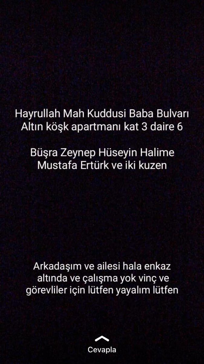 #deprem
<a href="/ahbap/">Ahbap</a> 
Ahbap
<a href="/haluklevent/">Haluk Levent ( Ahbap Ekibi )</a> <a href="/ProfDemirtas/">Özgür Demirtaş</a> 
Gamze Özçelik
Depremin 5