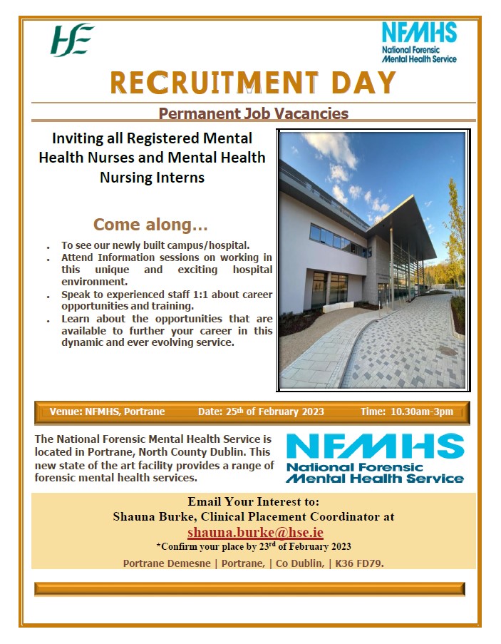 National Forensic Mental Health Service (NFMHS) tweet media