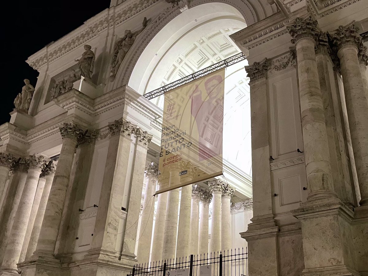 fideliusflyte's tweet photo. Qué maravilla lo de Pasolini en el Palazzo delle Esposizioni. Sigo en éxtasis como si me hubiera esculpido Bernini!!! https://t.co/q3jOPClh0r