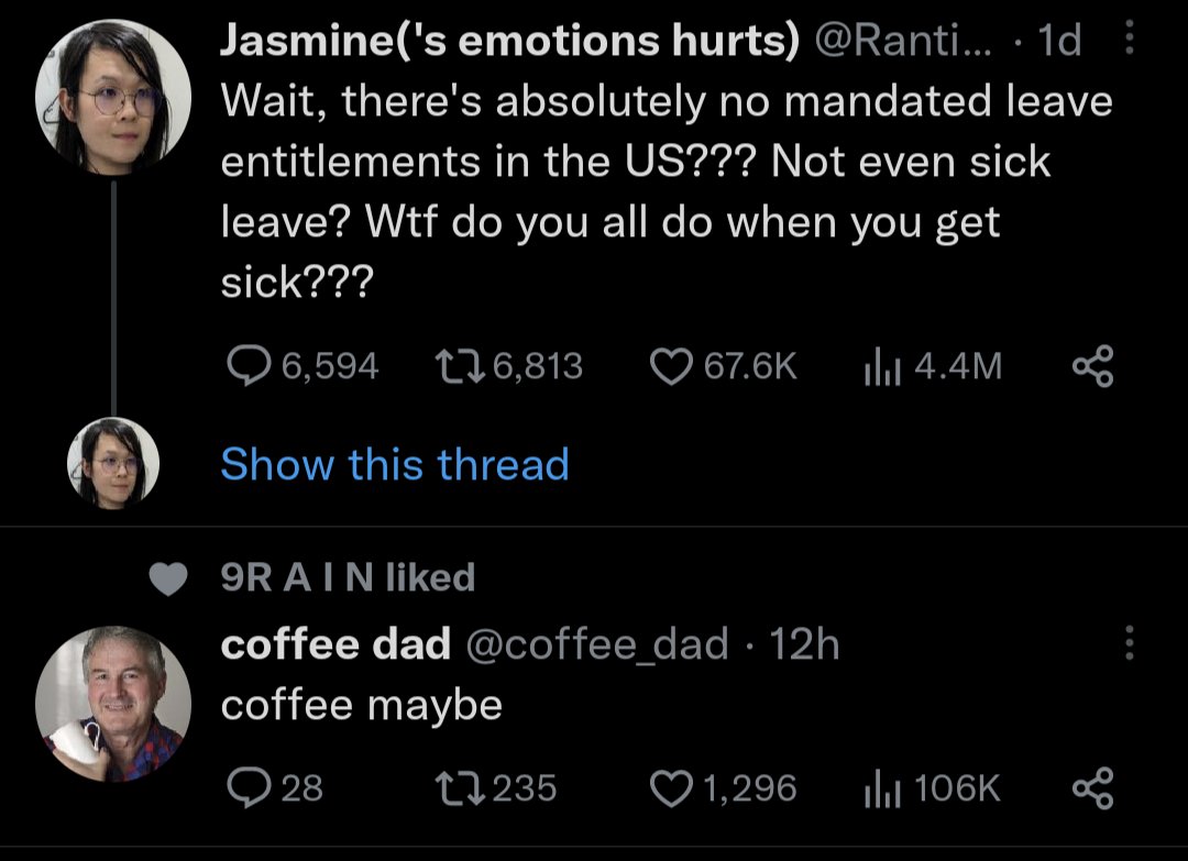 RayeofFunshine's tweet photo. @Ranting_Trans They maybe get coffee. https://t.co/uwglxZYpty