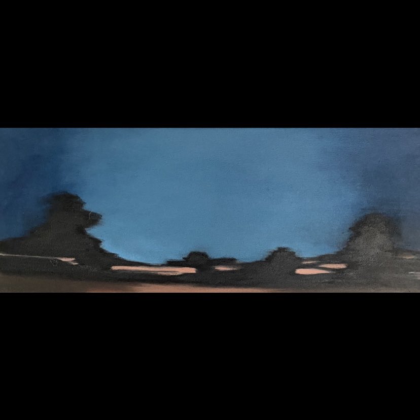 Driving home from a weekend away with the sun setting in the west. 

#betweenthedogandthewolf