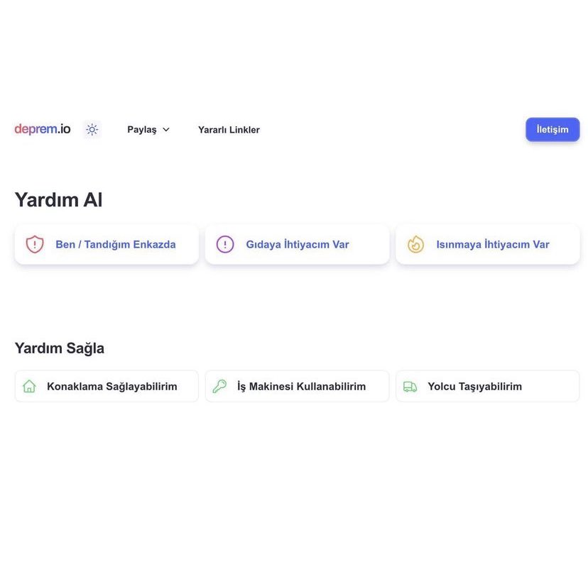 Murad750's tweet photo. 🚨‼️Türk mühendisler twitter’da çok fazla enkaz adresi paylaşıldığı için hepsini ulaşılabilir şekilde listelenebileceği bir websitesi hazırladı. LÜTFEN YAYILMASINA YARDIMCI OLUN. Yardım etmek isteyenler, erzak ihtiyacı olanlar da kullanabilir. https://t.co/QhYDTovTU3 https://t.co/QkGuA9Lvvw