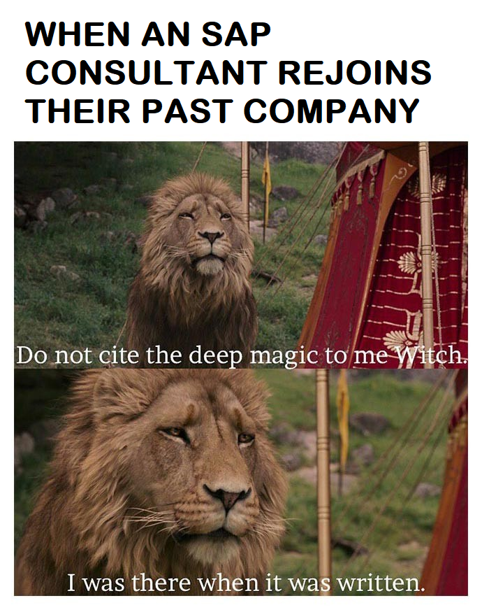 Eursap's tweet photo. Dedicated to all the SAP OGs out there!
#sap #sapmemes #fridayfun https://t.co/6ZZ0PJde5y