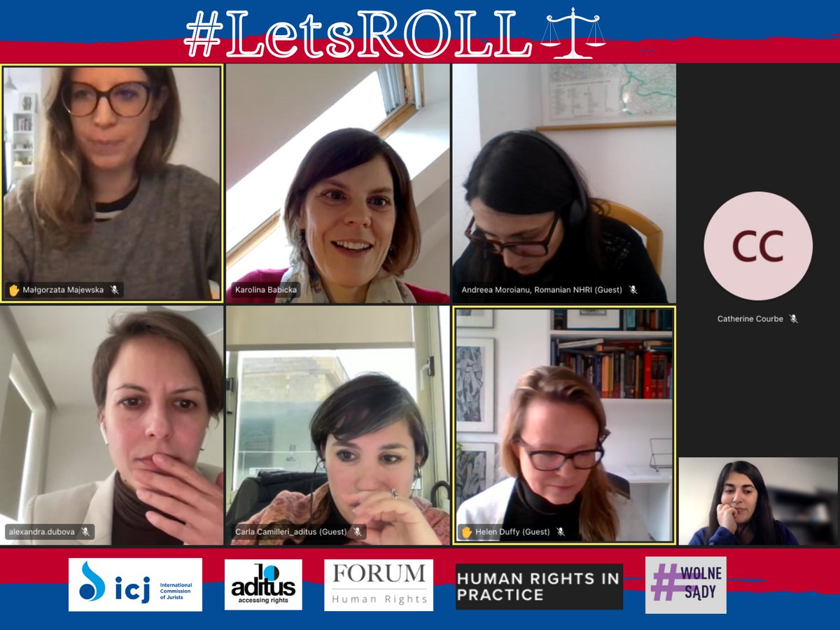 EuropeIcj's tweet photo. #LetsRoll ⚖️
 
We and our partners are delighted to start our brand new project 🔵Rule of Law for Lawyers (ROLL) 🔵 that seeks to promote judicial independence and increase awareness in order to protect fundamental rights.
 
Read more here: https://t.co/NNncKRRxMj… &amp; STAY TUNED! https://t.co/Lcuzp1iToK