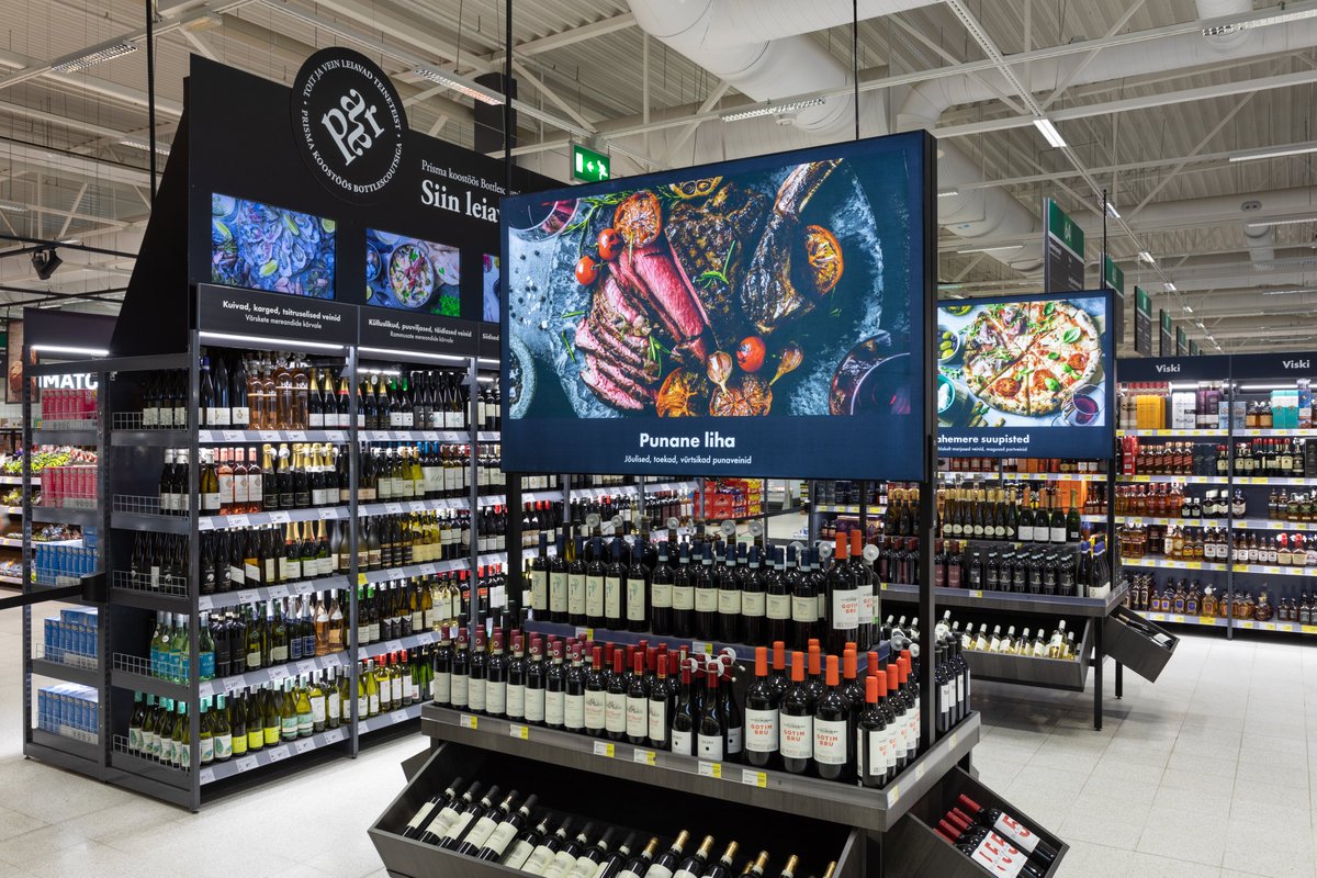 Pidän laatuviineistä, ja niitäkin voi todistetusti myydä ruokakaupassa. Viron Prismoista löytyy sopiva viini joka ruoalle ja moneen tilanteeseen.