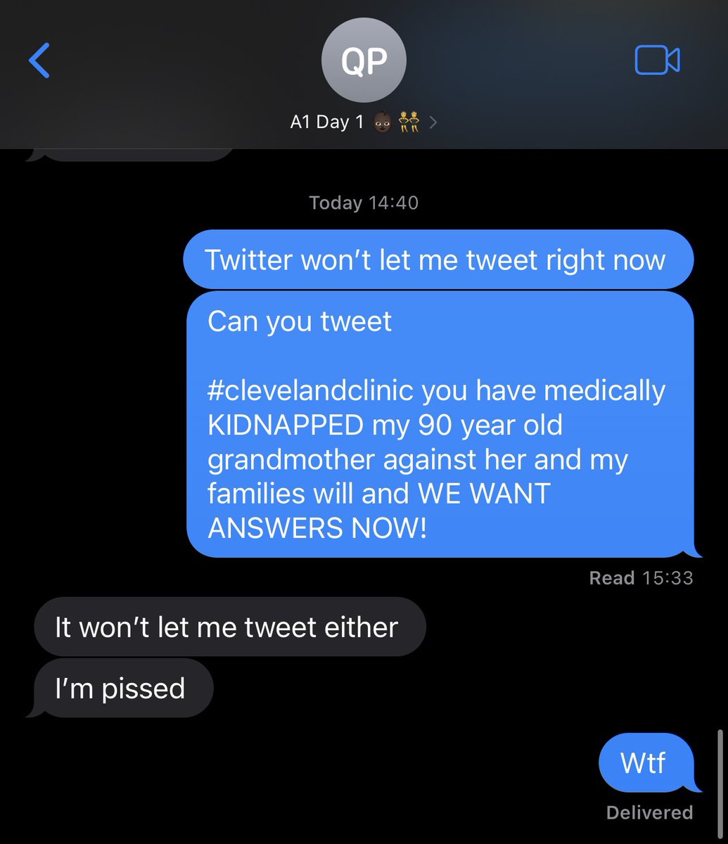 kajejones_'s tweet photo. Let’s bring awareness to this so it stops happening to our people. Educate yourselves and protect your families. #medicalkidnapping #unethicalmedicalcare #ushealthcaresystem #clevelandclinic #elderabuse https://t.co/YJvkS495DI