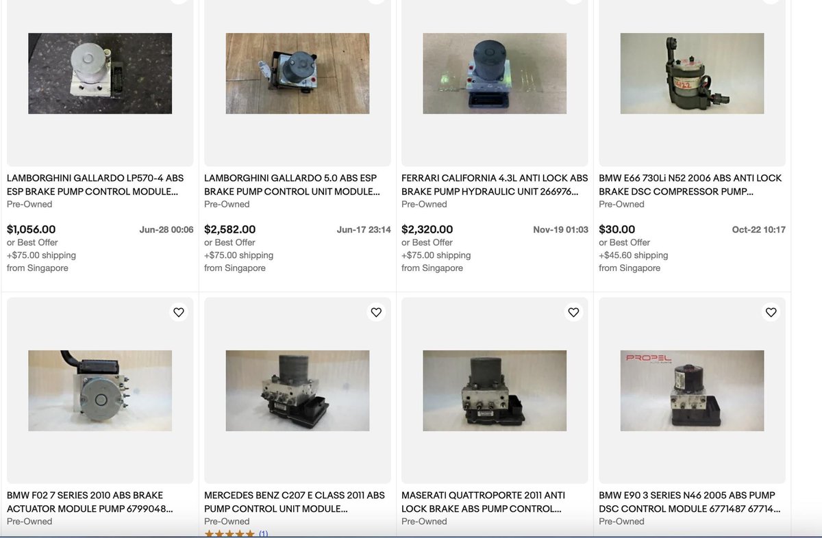 propelauto's tweet photo. Euro / Conti Cars ABS Hydraulic Pump #OnSale 

Shop now at #eBay 
https://t.co/CfsaV1UVzU... 

#PropelAuto #SG #Ferrari #Lamborghini #ExoticCar #ABSPump #HydraulicUnit #Online #Shopping #Supercars #European #Continental #Luxury #Carparts #Autoparts #Marketing #Digital #Buy #Now https://t.co/GcHDLiGqib