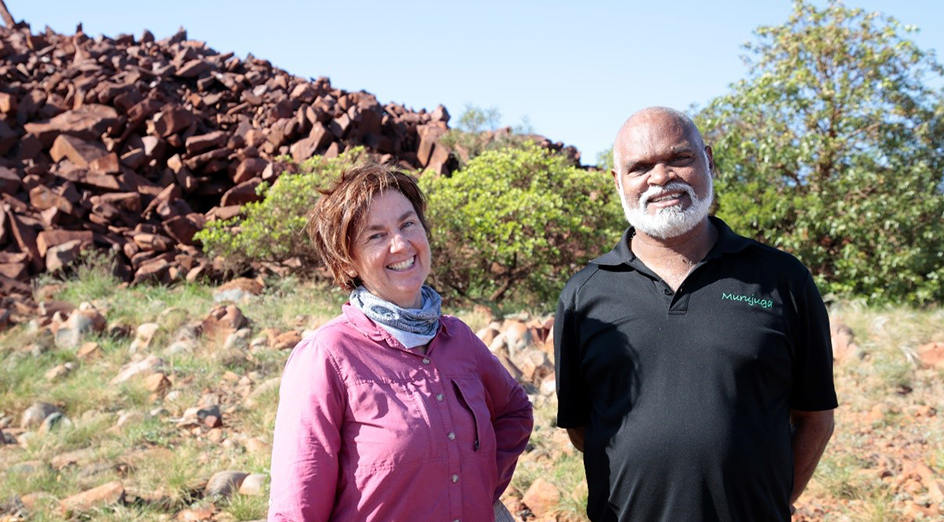.<a href="/joMcdonald/">Joanne McDonald</a> from <a href="/crar_m/">CRAR+M</a> <a href="/uwanews/">UWA</a> contributed to Federal Govt application for World Heritage listing for Burrup Peninsula &amp; was among those celebrating successful nomination today at Murujuga, as it’s known to traditional owners in WA’s Pilbara region

&gt;bit.ly/3ltnSPR