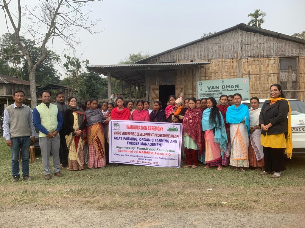 Slowly but surely rural entrepreneurship is growing across Assam. At Jorhat, we recently concluded a training on Goatery, Fodder management and Organic farming for 60 Women Entrepreneurs in partnership with <a href="/NABARDOnline/">NABARD Online</a>