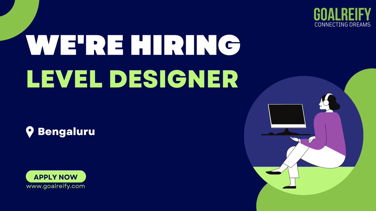 goalreify's tweet photo. We are #hiring Level Designer for a Gaming Studio based out in #bengaluru location.
#goalreify #games #gamingcommunity #gaming #gamingjobs #jobalert #jobs #gamedesigner #gamedesign #designer #leveldesign #unity3d #leveldesigner #leveldesigners #levels #leveldesigning #change https://t.co/m2wR7SPlNC