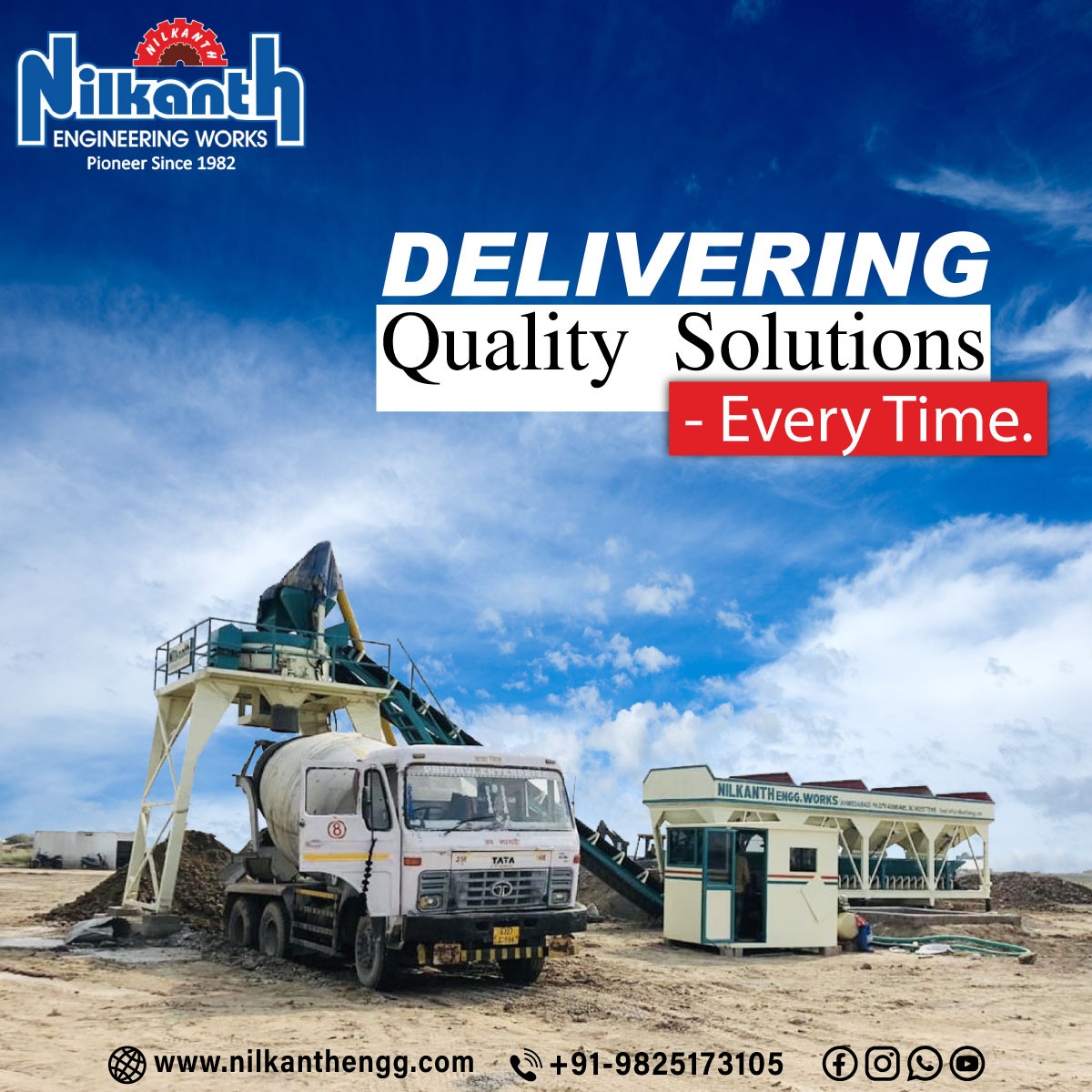 nilkanth_engg's tweet image. Nilkanth Delivers Quality Solutions - Every Time!

#QualitySolution #quality  #NilkanthEngineeringWorks #NilkanthEngineering #ConcreteBatchingPlant #ConstructionMachinery #concretebatching #StationaryConcreteBatchingPlant #rotarydryermanufacturers #constructionequipment