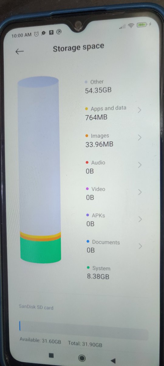 gr8star_K's tweet photo. Please explain the "Other" and steps to clear it. @MiIndiaSupport @XiaomiIndia @miuirom @RedmiIndia @Xiaomi @RedmiSupportIN https://t.co/DLxP1LSwWu