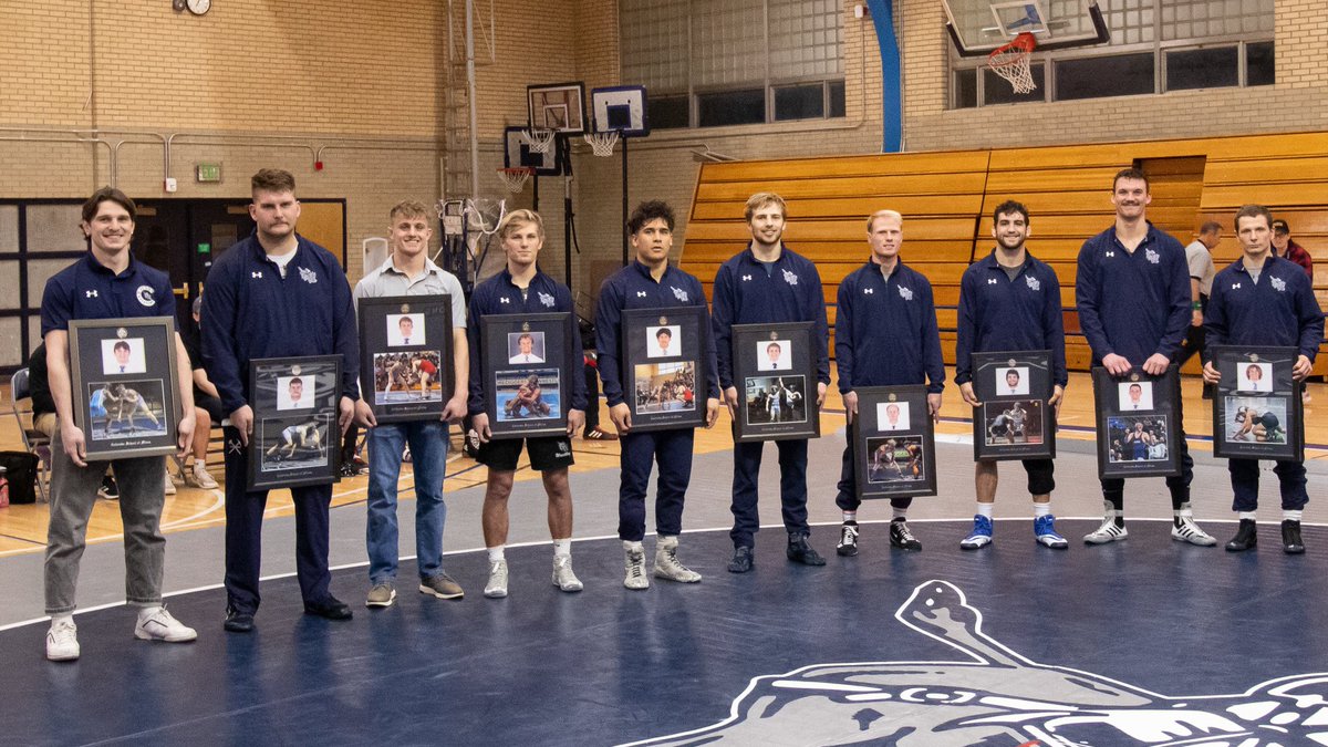 These men poured their hearts and souls into Mines Wrestling. 2020 RMAC champions. Battled through - and out of - the pandemic season. Tied the program record for dual wins this season. 

We’ll miss our seniors - but they’re not done yet! #HelluvaEngineer⚒