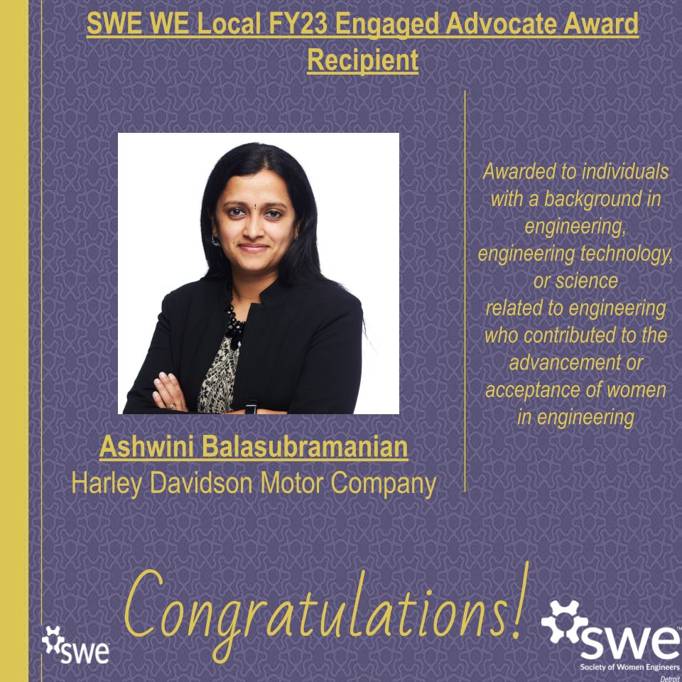 Congratulations Ashwini ! #welocalaward #welocaldetroit #welocalFY23