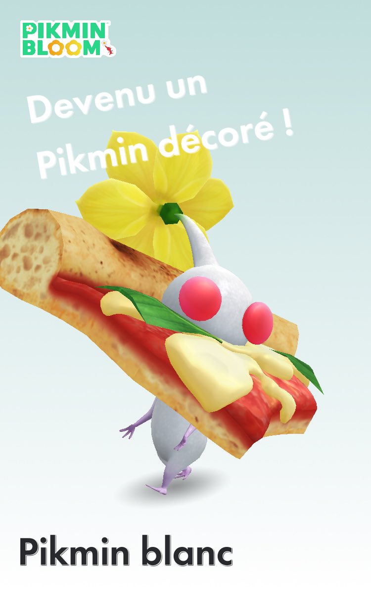 AimerPourquoi's tweet photo. お初のピザ！かわい〜💞
フランス語じゃなく、イタリア語選べばよかったなー。

#Niantic #Nintendo #Pikmin #PikminBloom  #Postcards #ピクミンブルーム  #まいにちピクミンブルーム https://t.co/HdcRYECOyr