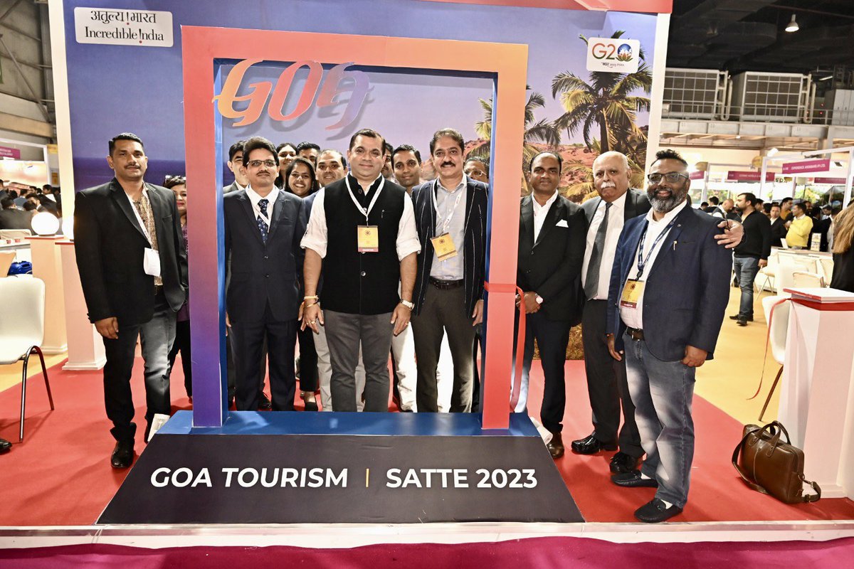 AvinashParmar's tweet image. Leading from the front. Shri @RohanKhaunte Minister for Tourism, IT and Printing &amp;amp; Stationary visited #Goa Pavilion at #Satte New Delhi and interacted with the exhibitors.