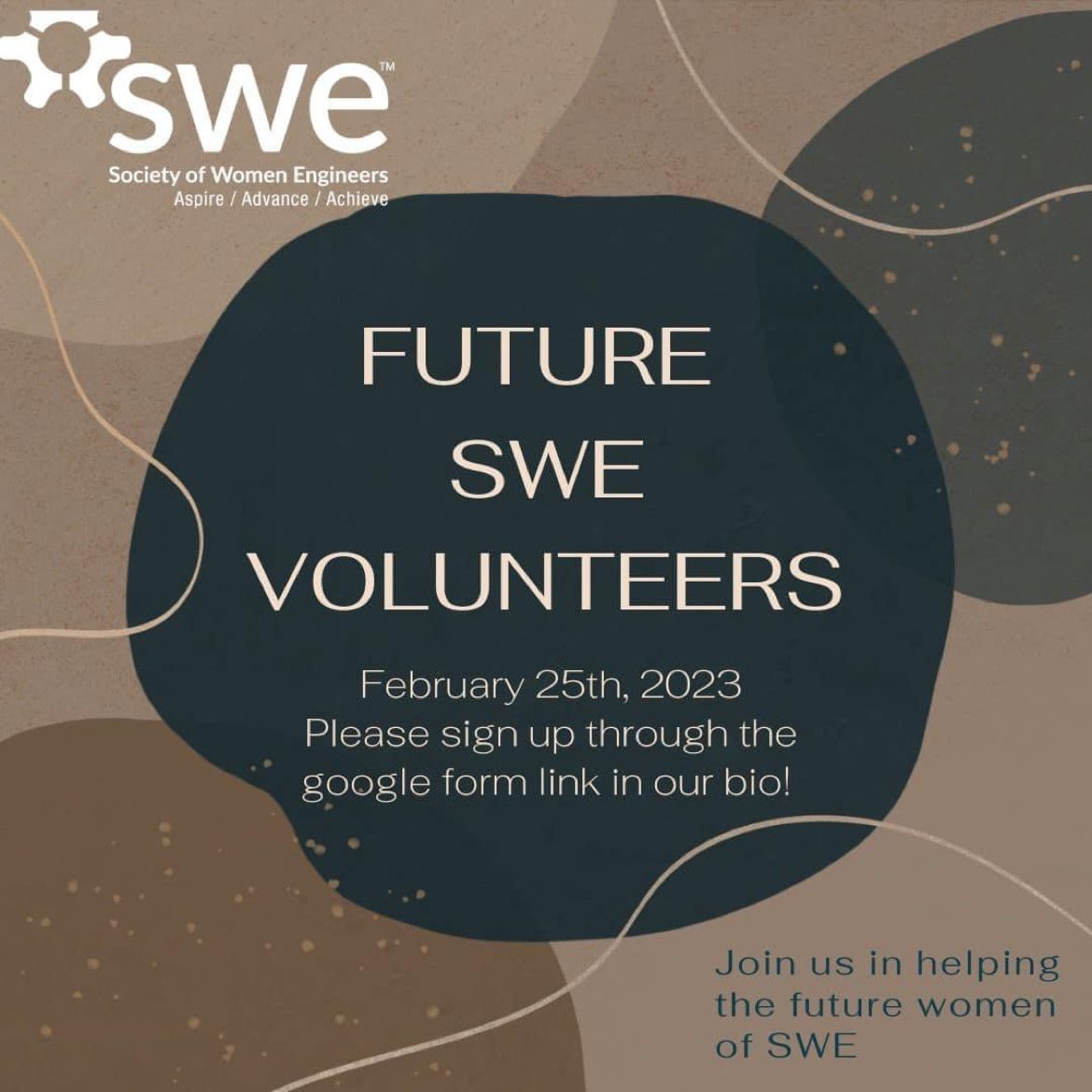 FutureSWE Outreach Event - Volunteers Needed

FutureSWE is an event that Wayne State SWE holds every year where we invite high school students across Southeast Michigan for a full day of fun engineering activities, guest speakers, lunch, and more! 

 rb.gy/gvm3am