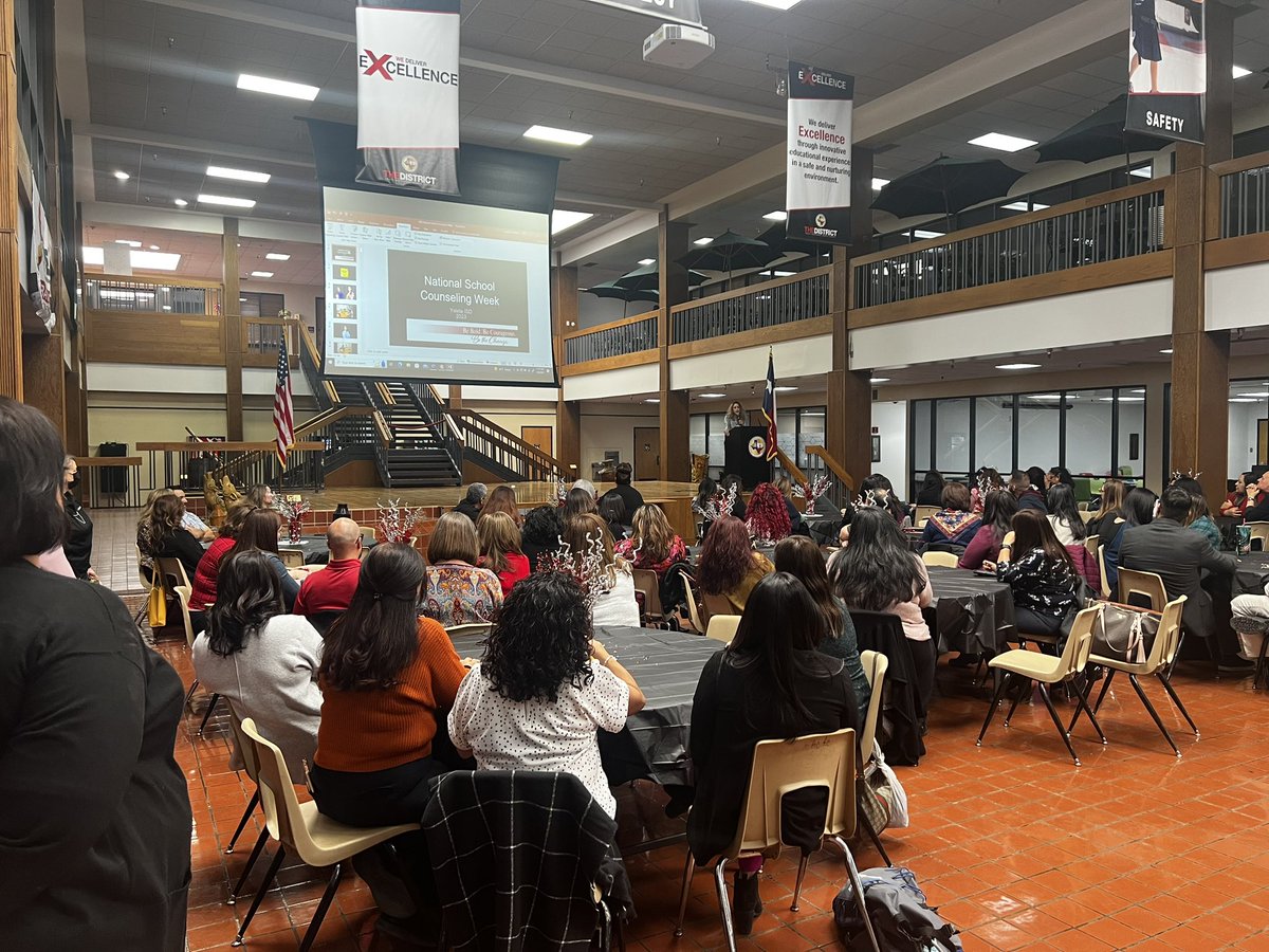 So much fun at our National Counselors’ Week luncheon hosted by @YISDCounseling! Love spending the afternoon with our feeder pattern counselors as well as all of our colleagues throughout @YsletaISD The very best! 💙 @LucyGon29074622