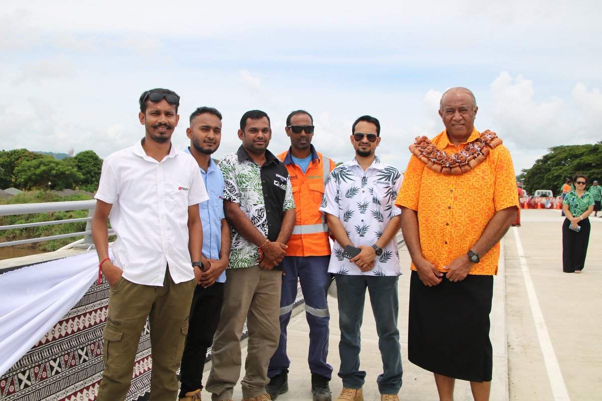 Fiji Roads Authority on Twitter "The Minister for publicworksfiji Hon. Ro Filipe Tuisawau