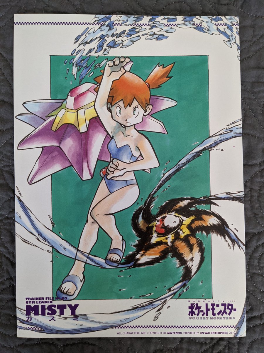 #Anime #Art #WaterColor #KenSugimori #Pokemon #Brock #Onix #Geodude #Misty #Staryu #Starmie 
👨‍🎨 MANGACCA